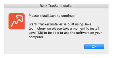 ランクトラッカーJavaポップアップ